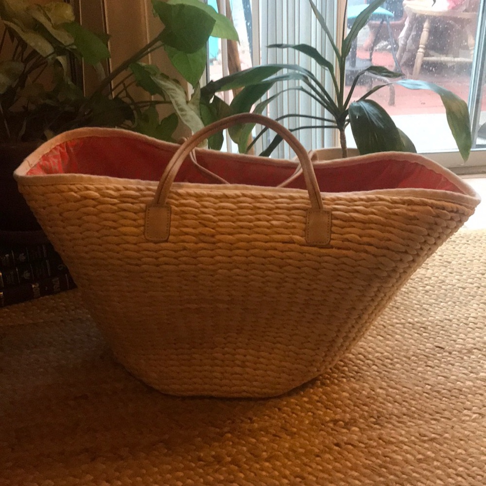 India Hicks Handmade Strawbag (orange)